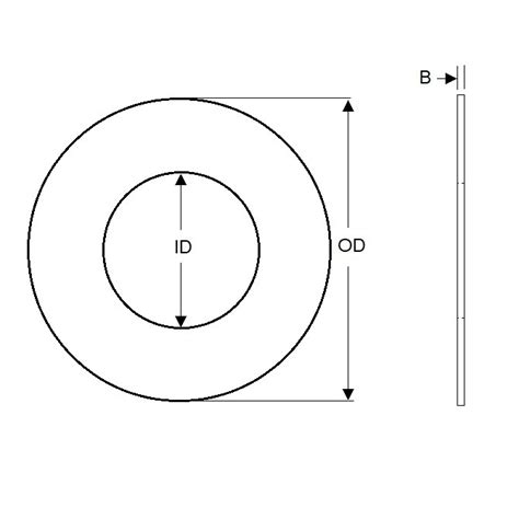 Washers Flat Aluminium Precision Shim