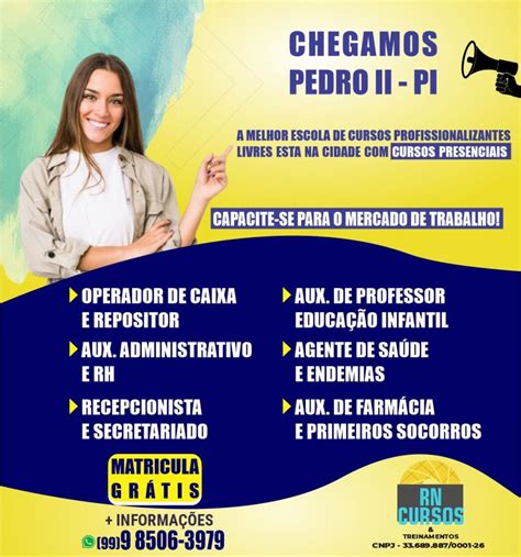 Ltimo Dia Rn Cursos E Treinamentos Oferece Cursos Profissionalizantes