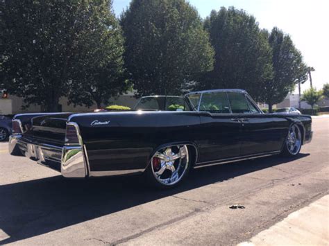 Lincoln Continental Convertible In Black Suicide Doors Restored