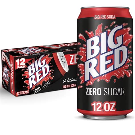 diet big red  sugar soda  fl oz  pack cans walmartcom
