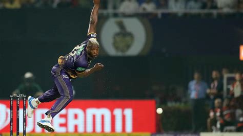 Andre Russell walks off field after bowling for first time in IPL 2023 ...