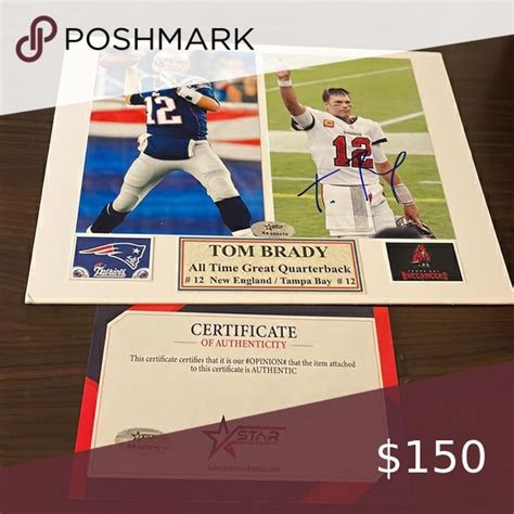 Tom Brady autographed photo in 2022 | Tom brady autograph, Tom brady ...