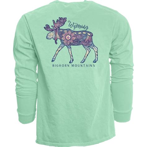 Wyoming Moose T Shirt Crazy Woman Trading Post