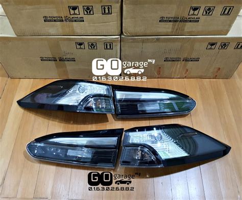 Toyota Corolla Cross Gr Sport Smoke Led Taillight Tail Lamp Albino