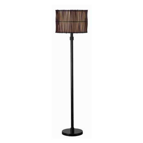 Kenroy Home Grove 59 In Bronze Floor Lamp With Fabric Shade At Lowes