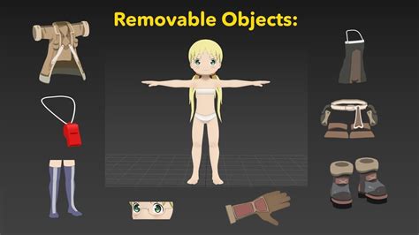 Riko Anime Made In Abyss Vrchat 3d Model Rigged Cgtrader