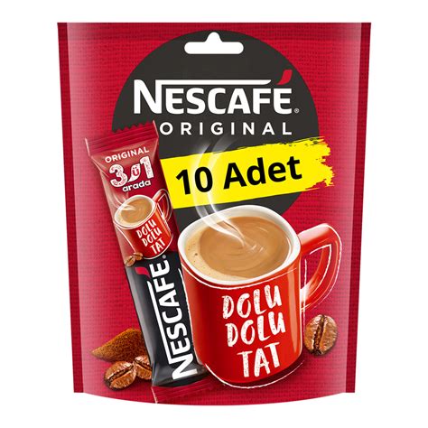 Nescaf Arada Original Z Nebilir Kahve G Lu Paket Migros