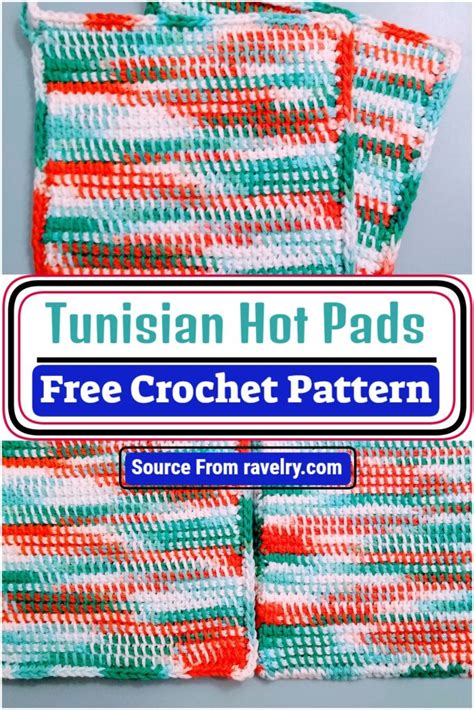 12 Easy Free Crochet Hot Pad Patterns DIYsCraftsy