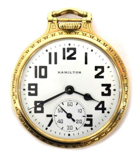 HAMILTON 21 JEWEL RAILROAD GRADE 992B POCKET WATCH