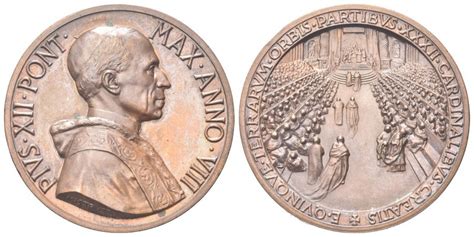 Biddr Numismatica Ranieri Online Auction Lot Roma Pio Xii