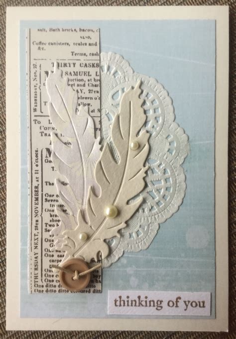 Sympathy Feather Card This Is My Take On A Beautiful Card From Amy O