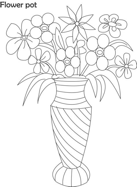 Vase Of Flowers Drawing At Getdrawings Free Download