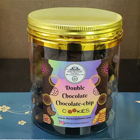 Double Chocolate Choc-chip Cookies - Fitri Creations Halal Bakery ...