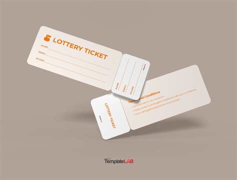 Printable Lottery Ticket Template