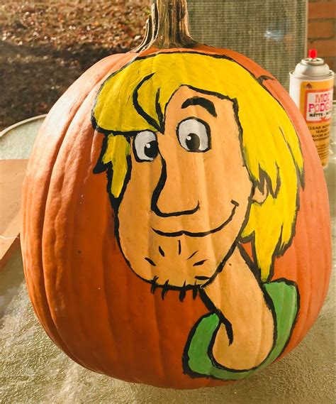 Shaggy-Scooby Doo Pumpkin | Shaggy and scooby, Shaggy scooby doo, Scooby