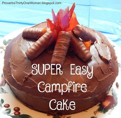 campfire cakeits  easy campfire cake cake