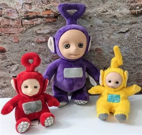 Teletubbies Tinky Winky Laa Laa Po Plush Toys Picclick Uk