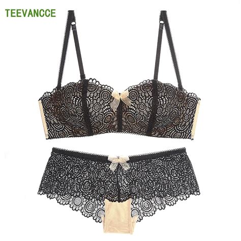 2017 Hot Sale Luxury 12 Cup Brand Sexy Plus Size Intimates Push Up Bra Set Underwear Floral