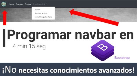 C Mo Hacer Una Barra De Navegaci N Html Navbar Bootstrap En