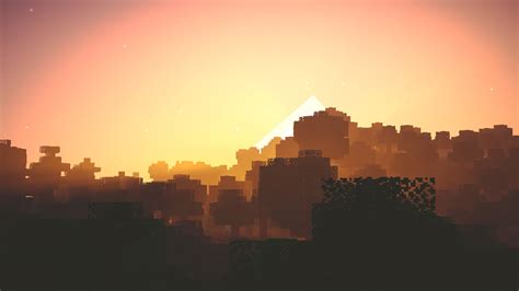 1080P, shaders, Minecraft HD Wallpaper