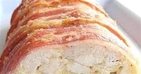 Baconos csirkemell őzgerincformában recept