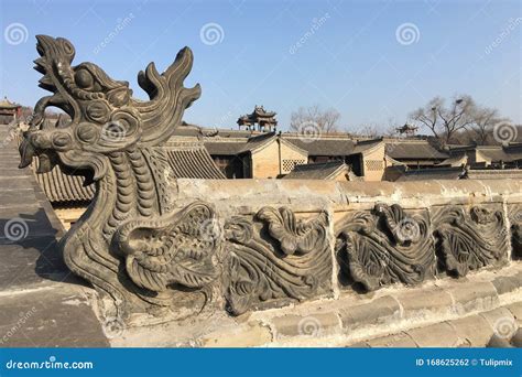 Ancient Wang Family Courtyard in China Stock Photo - Image of chinese ...