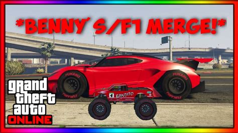 STILL WORKING GTA 5 BENNY S F1 MERGE GLITCH CAR TO RC MERCH