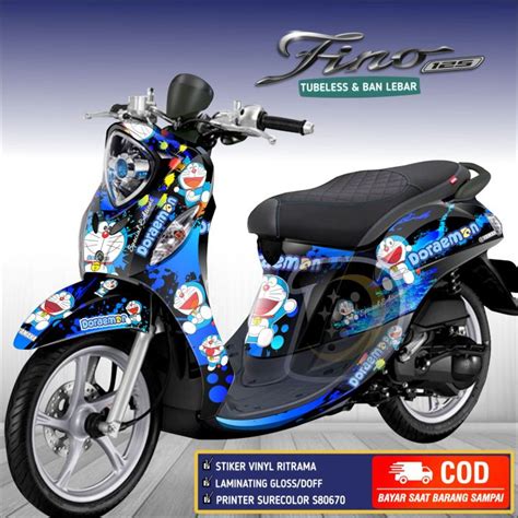 Decal Fino Full Body Striping Yamaha Fino Stiker Motor Fino