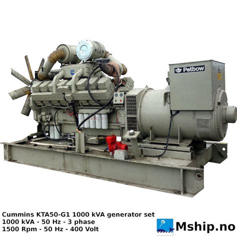 Cummins Kta G Kva Generator Set