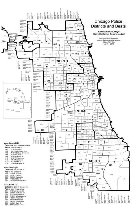 12th District Police Department Chicago Map - Map