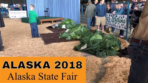 Alaska 2018 37 [alaska State Fair And Gigantic Vegetables] Youtube