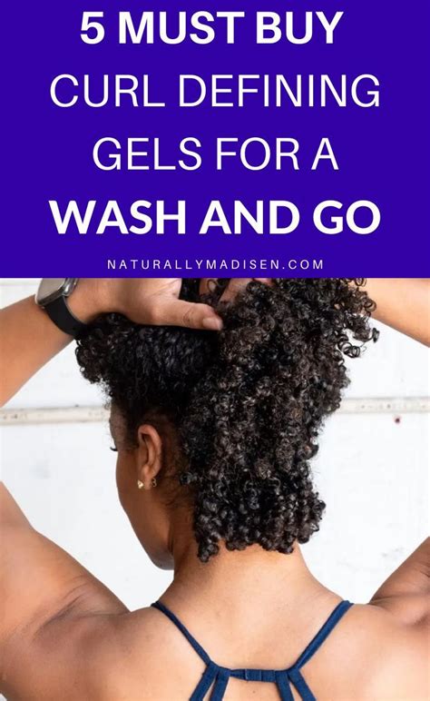 The Best Natural Gels To Use For A Wash And Go Naturally Madisen In