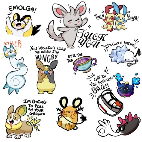 Pokemon Stickers By Sketchtablet On Deviantart