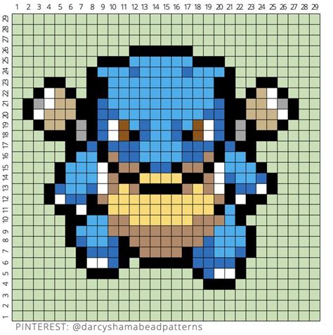 Blastoise Pattern X Pixel Art Pokemon Pixel Art Pattern Pixel