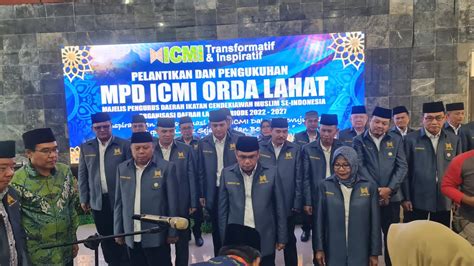 Pengurus Mpd Icmi Orda Lahat Resmi Dilantik Periode Lahat