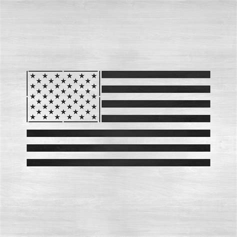 American Flag Stencil Diy Craft Stencils Of The American Etsy