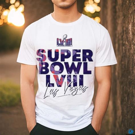 NFL Super Bowl LVIII Las Vegas 2024 Logo Shirt – Limotees