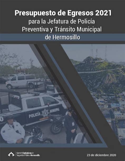 Presupuesto De Egresos Para La Jefatura De Polic A Preventiva Y