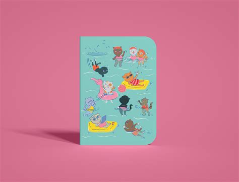 Cats in swimming pool :: Behance