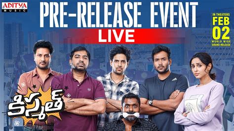 Kismat Pre Release Event Live Abhinav Gomatam Naresh Avasarala