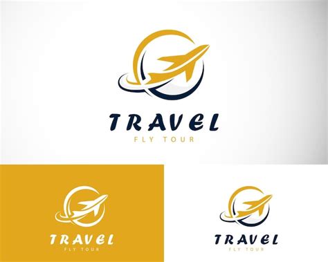 Icono De Diseño Creativo De Logotipo De Viaje Concepto De Mundo De