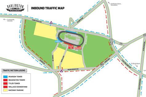 Maps & Parking - Darlington Raceway