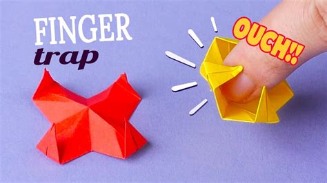 Origami Finger Trap How To Make A Paper Antistress Without Glue Go IT