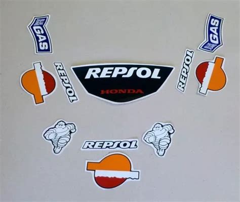 Jogo Faixas Adesivos Cbr 1000 2005 Repsol Frontal Frete grátis