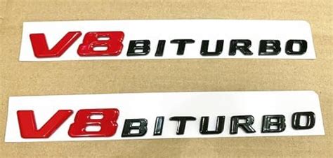 Amazon Yoits Oem For V Biturbo Badges Emblems Gloss