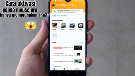 Cara Aktivasi Panda Mouse Pro Hanya Dengan 1hp Dan Mengatasi Masalah