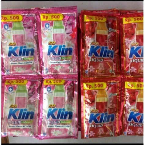 Jual So Klin Liquid 1 Renceng Isi 10 Sachet Shopee Indonesia