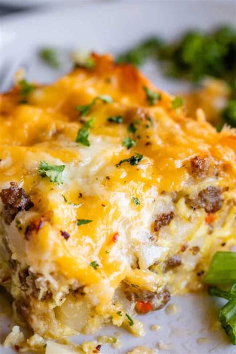 Best Breakfast Casserole Recipe With Sausage From The Food Charlatan