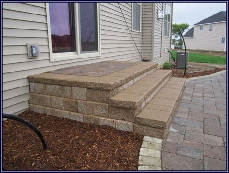 Installing Paver Patio Steps - Patios : Home Decorating Ideas #4aw1mdXdwr