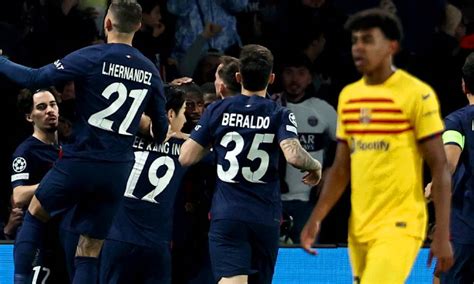 Psg Vs Barcelona Ousmane Dembélé Anota El Empate Para Los Parisinos Con Un Tremendo Golazo De